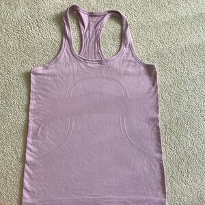 Lululemon Light Lavender Purple Swiftly Tech Tank Top Size 8